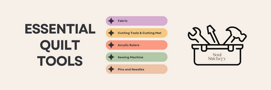 Your Quilting Toolbox: Everything you need to get started…and then some 😊