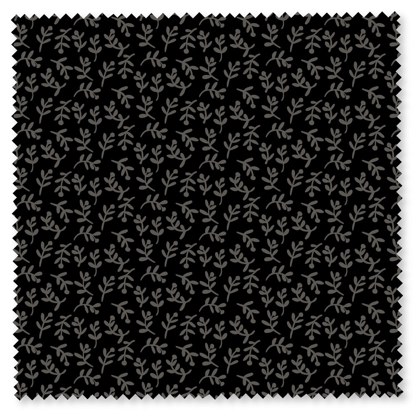 Felicity Fabric - Florets - Black