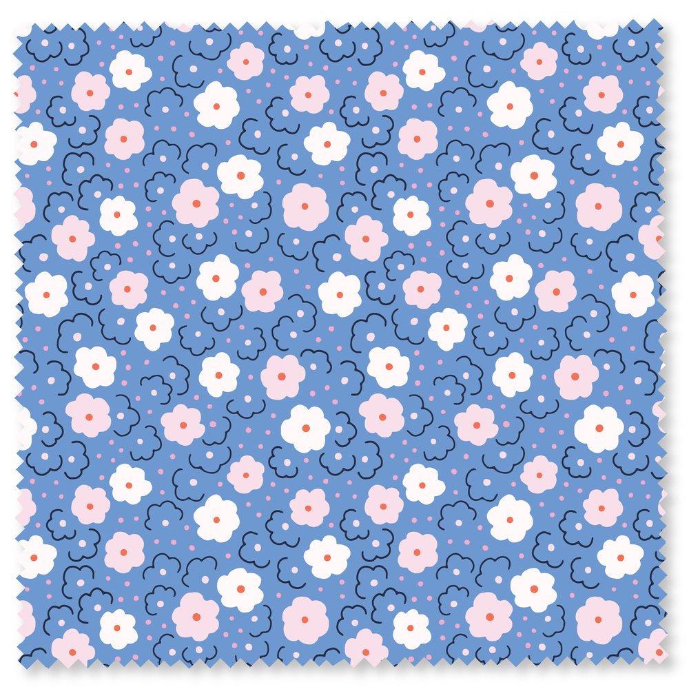 Cozy Balcony - Felicity Fabric - Glowing Roses