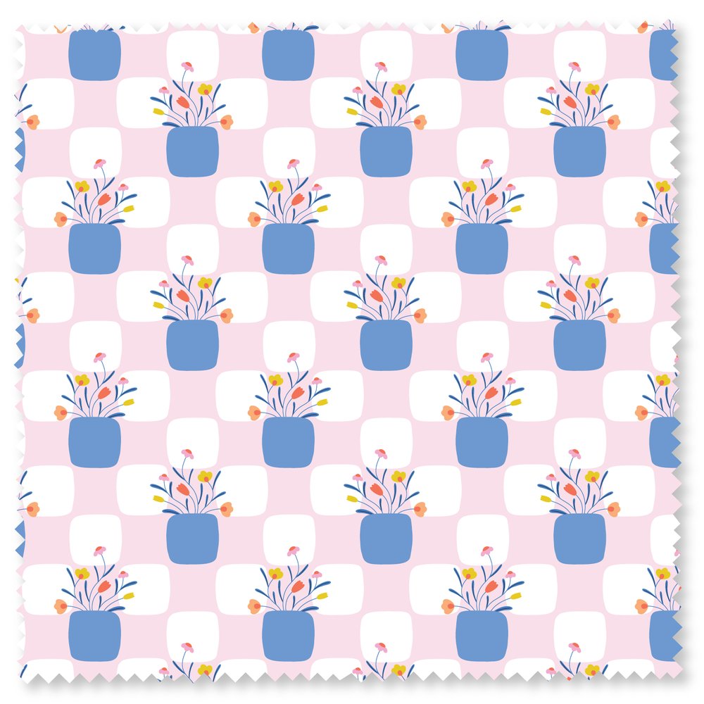 Cozy Balcony - Felicity Fabric - Balcony Gardens