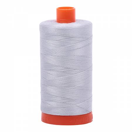 Aurifil - Mako Cotton Embroidery Thread - 50wt - Pale Grey - #2600