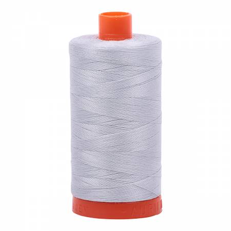 Aurifil - Mako Cotton Embroidery Thread  - 50wt - Pale Grey - #2600