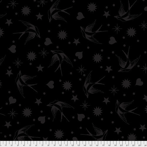 Fairy Flakes - Ink - Tula Pink True Colors