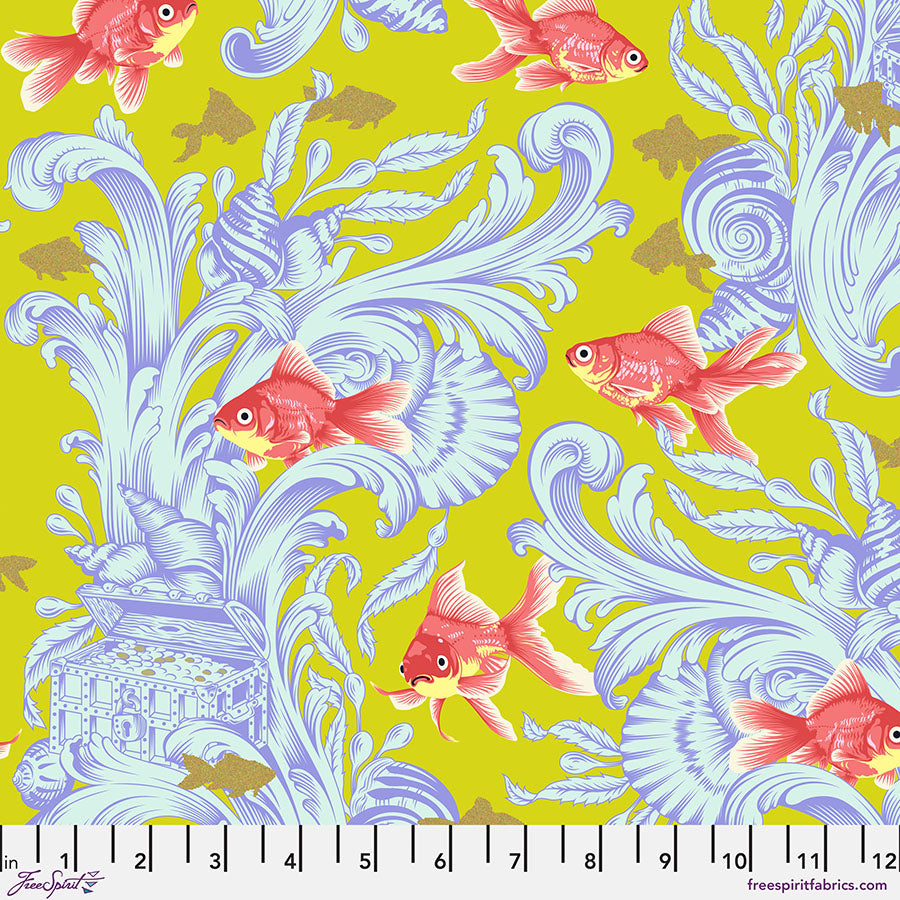 Treading Water - Clover - Tula Pink - Besties