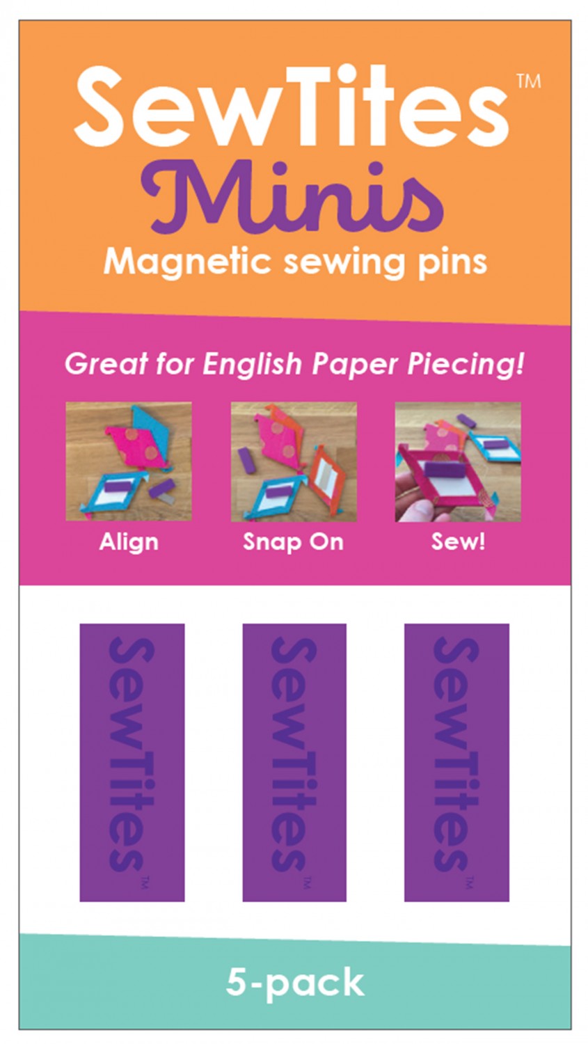 SewTites Magnetic Pin - Minis - 5pk - Soul Stitchery