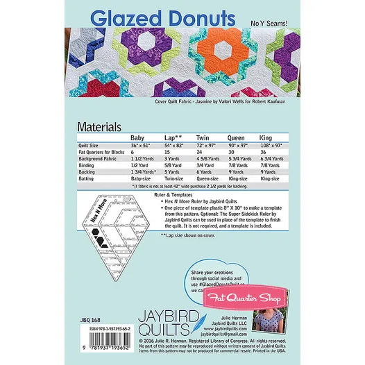 Glazed Donuts Pattern - Jaybird Quilts
