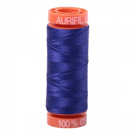 Aurifil - Mako Cotton Embroidery Thread  - 50wt - Blue Violet - #1200