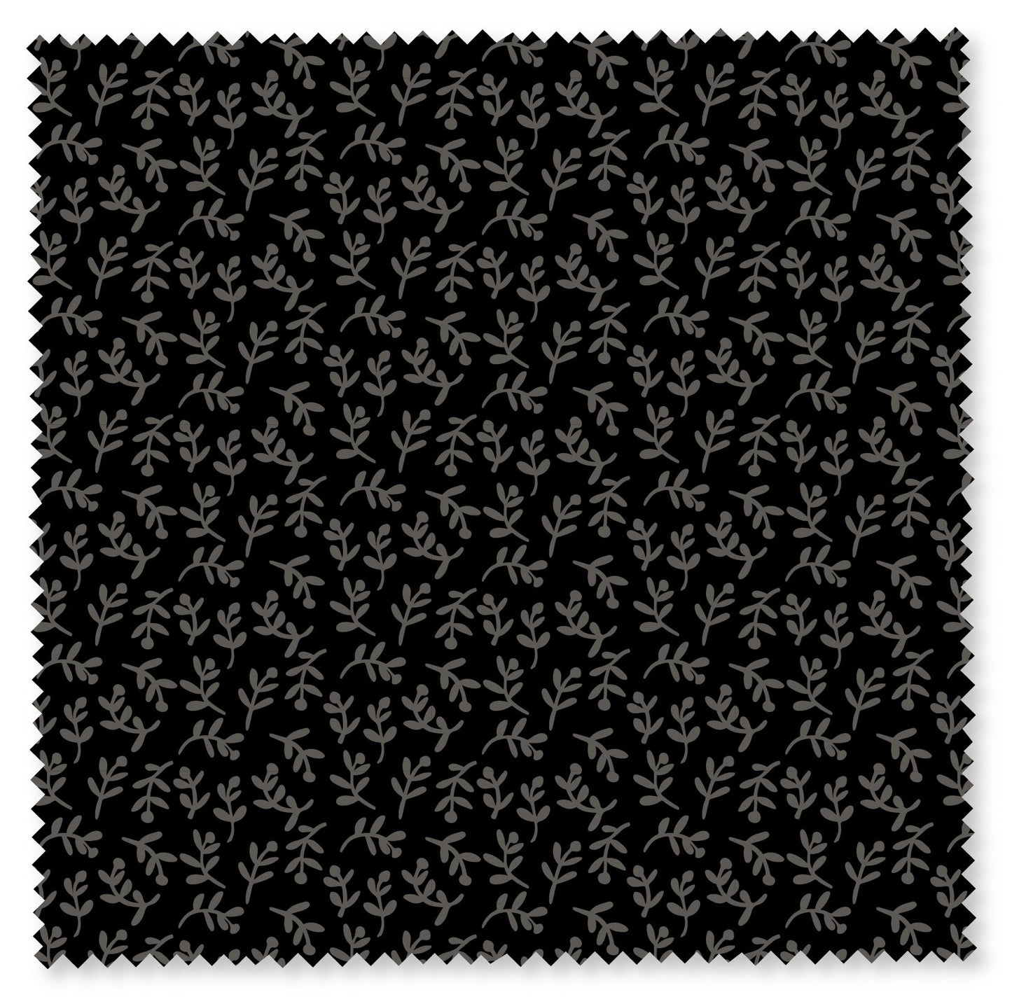 Felicity Fabric - Florets - Black