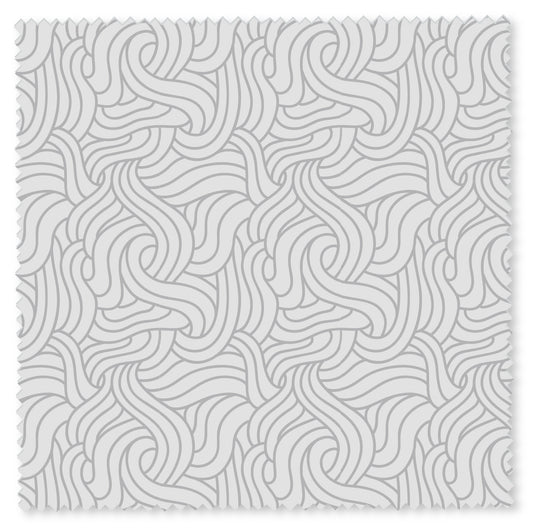 Felicity Fabric - Strands - Pale Grey