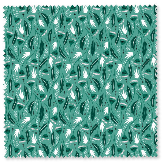 Felicity Fabric - Meadows Abloom - Sea Green