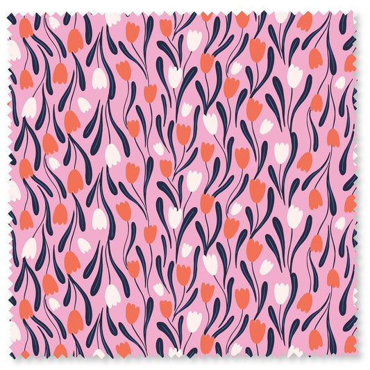 Cozy Balcony - Felicity Fabric - Blooming Tulips