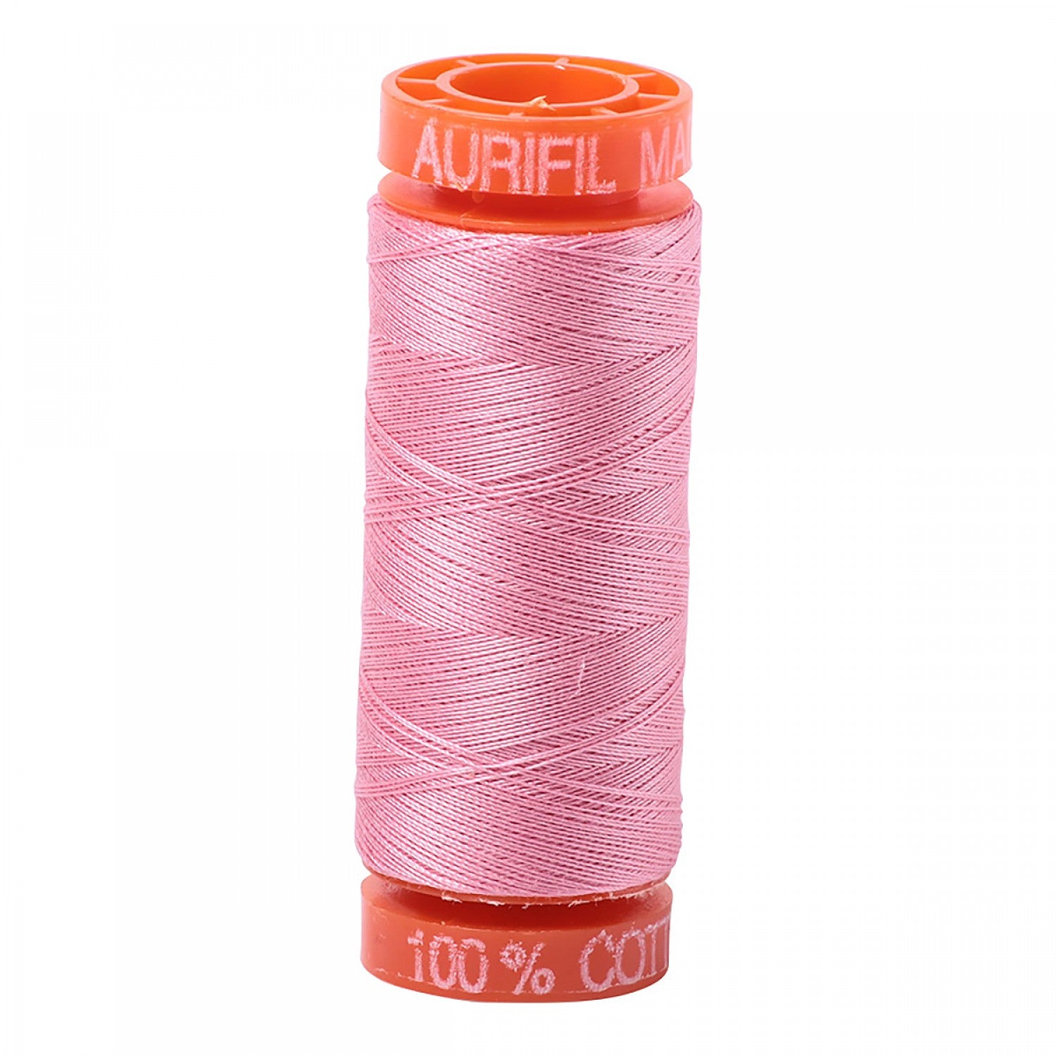 Aurifil - Mako Cotton Embroidery Thread  - 50wt - Bright Pink - #2425 - Soul Stitchery