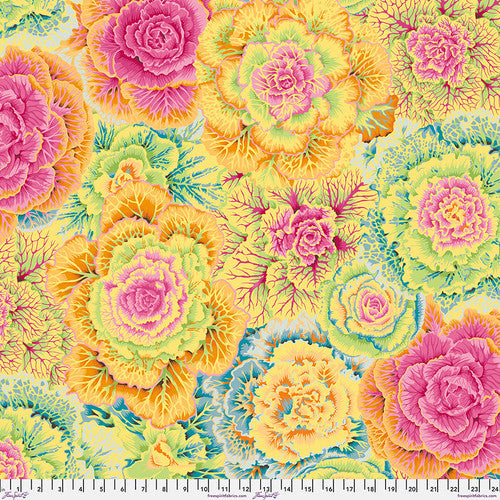 Brassica Print - Yellow - Kaffe Fassett Collective