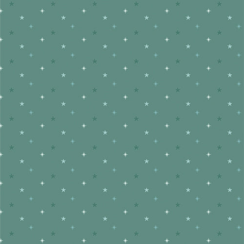 Twinkling Skies in Pine - Art Gallery Fabrics
