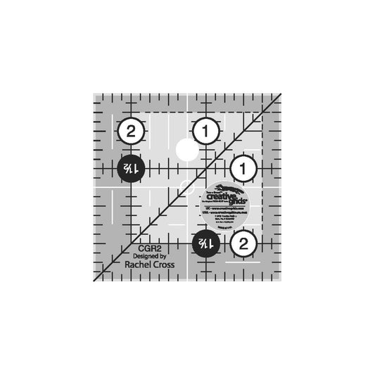 Creative Grids Quilt Ruler - 2-1/2" Square - CGR2 - Soul Stitchery