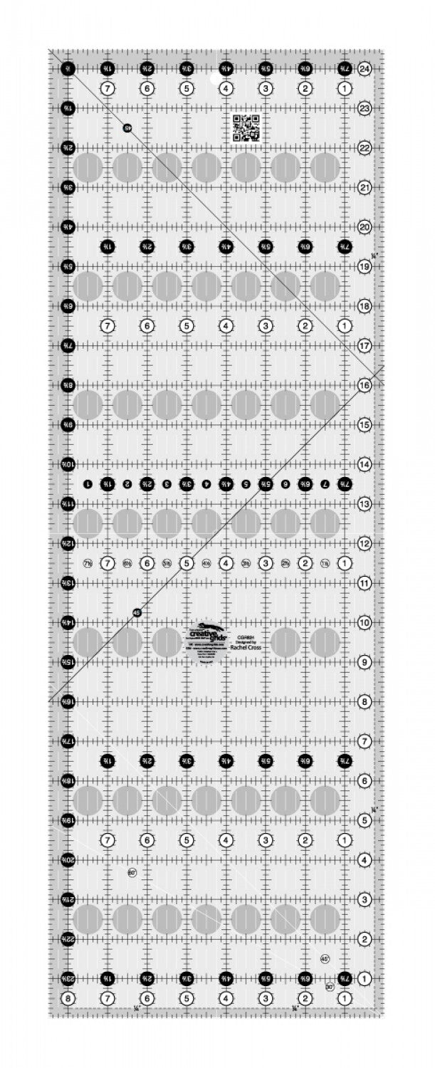 Creative Grids Quilt Ruler - 8-1/2" x 24-1/2" - CGR824