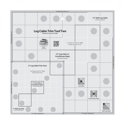 Creative Grids Log Cabin Trim Tool Two