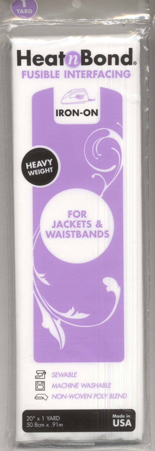 Heat N Bond Fusible Interfacing Heavy Weight 20in x 1yd