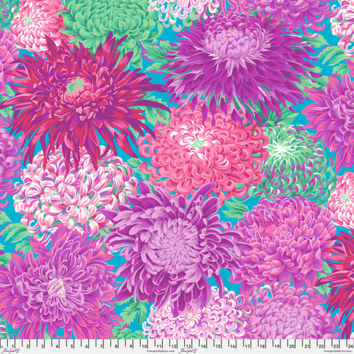 Kaffe Fassett - Japanese Chrysanthemum - Magenta  - Wideback 108"