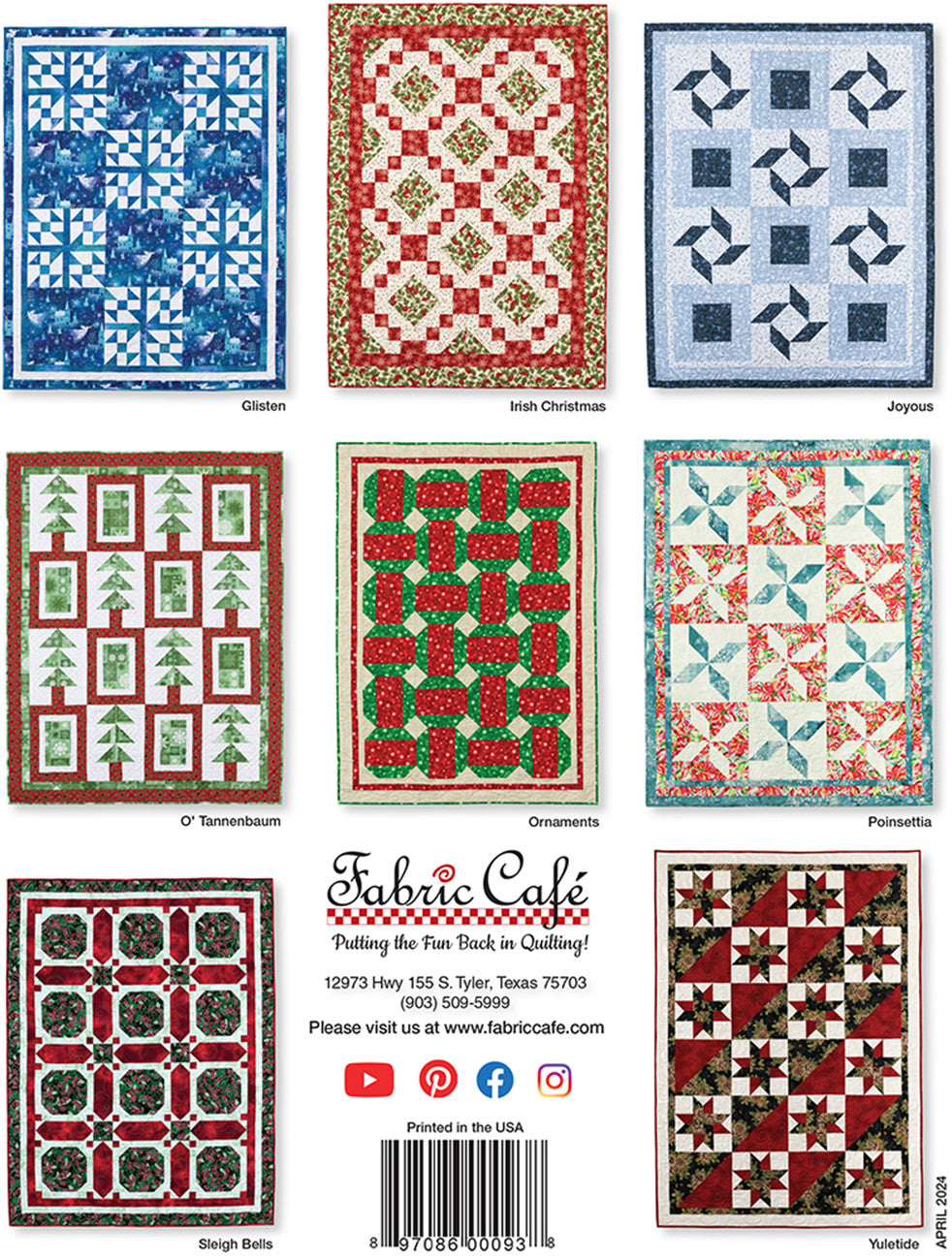 Quick Christmas 3-yard Quilts